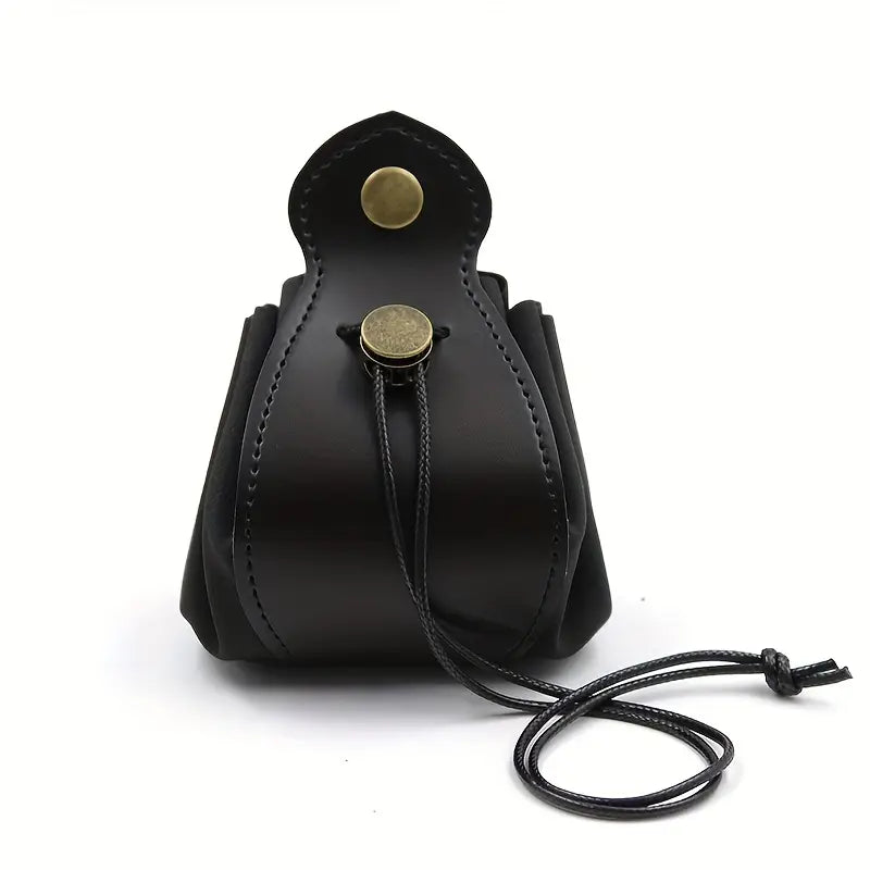 Faux Leather Drawstring | Dice Pouch