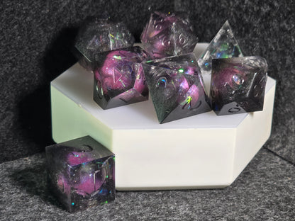 Gioiello Galaxy | Liquid Core | 7 Piece Dice Set