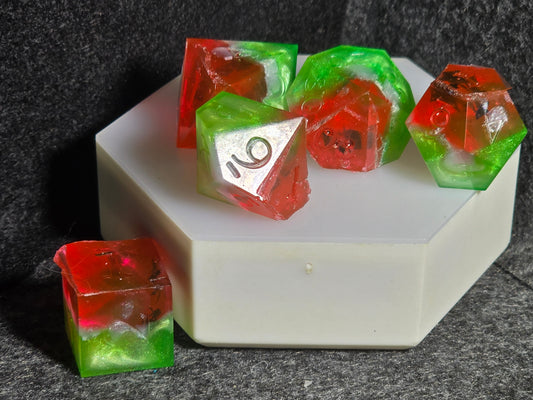 Watermelon Slices | 7 Piece Dice Set