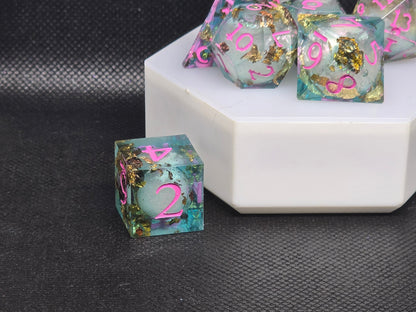 Heart of the Forest | Liquid Core | 7 Piece Dice Set