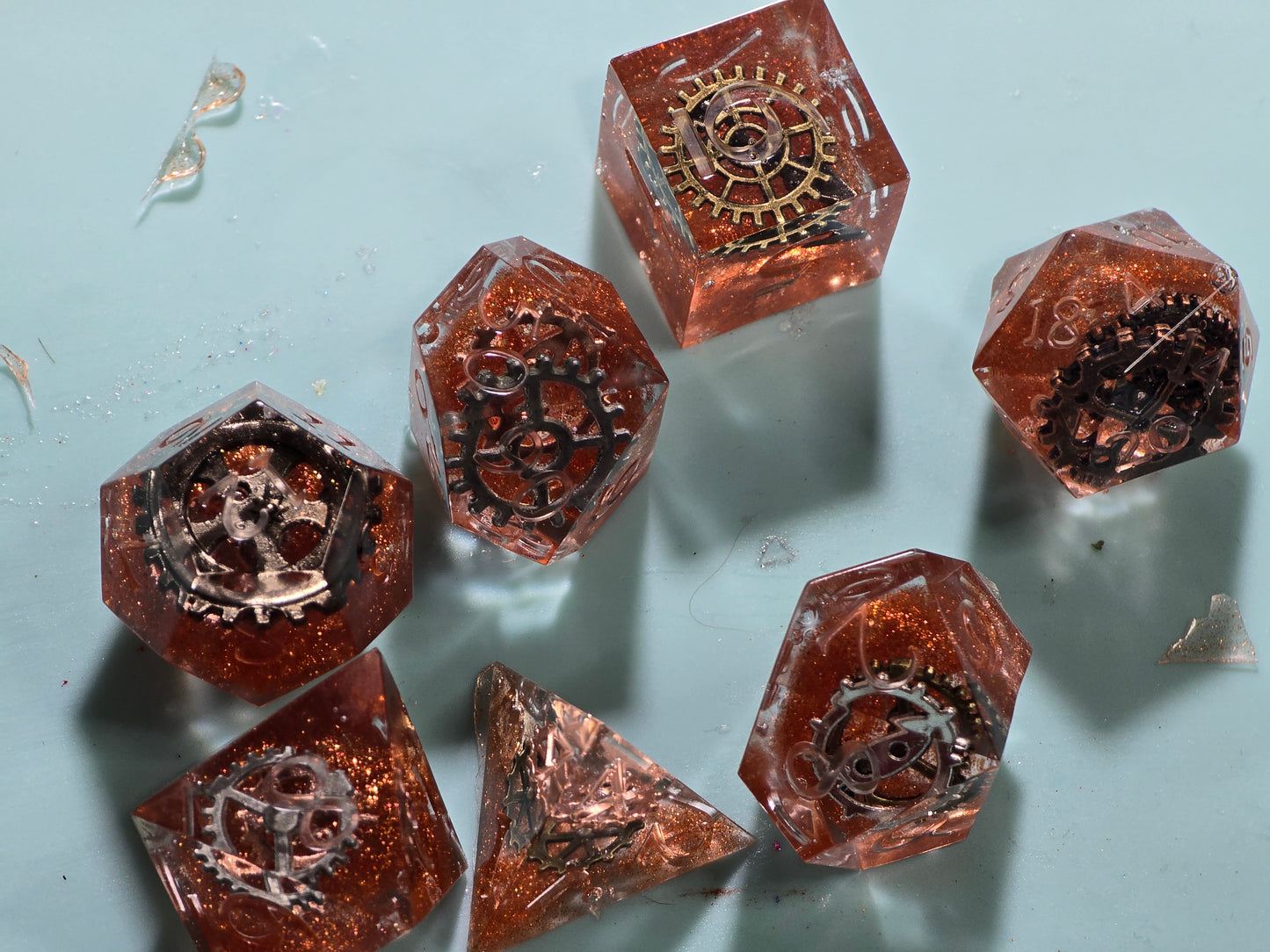 Gears of Fate | 7 Piece Dice Set