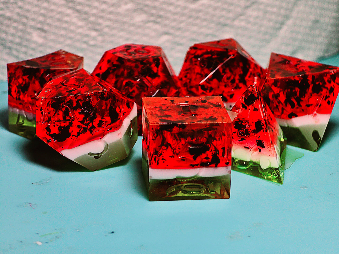 Watermelon | 7 Piece Dice Set