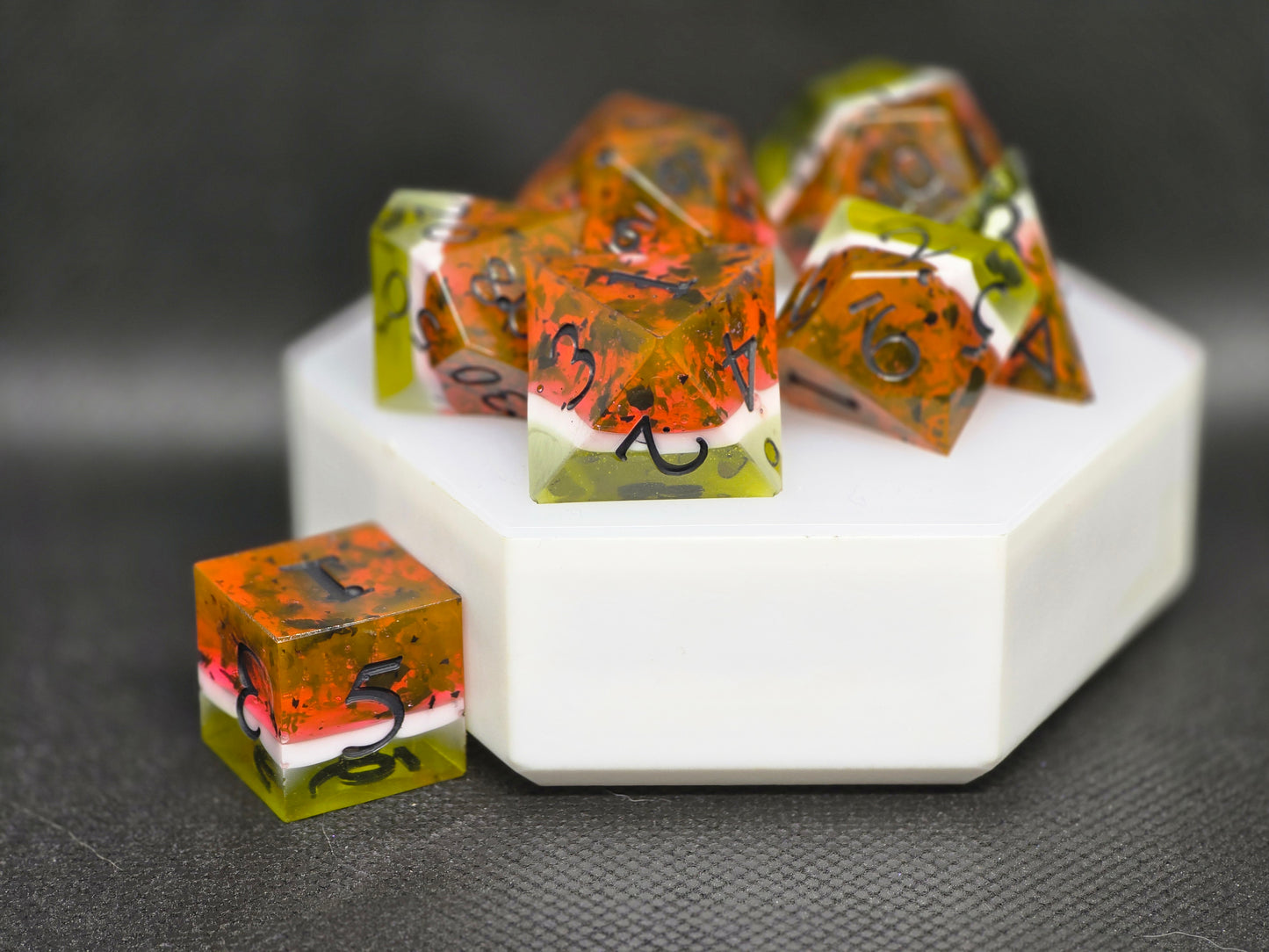 Watermelon | 7 Piece Dice Set