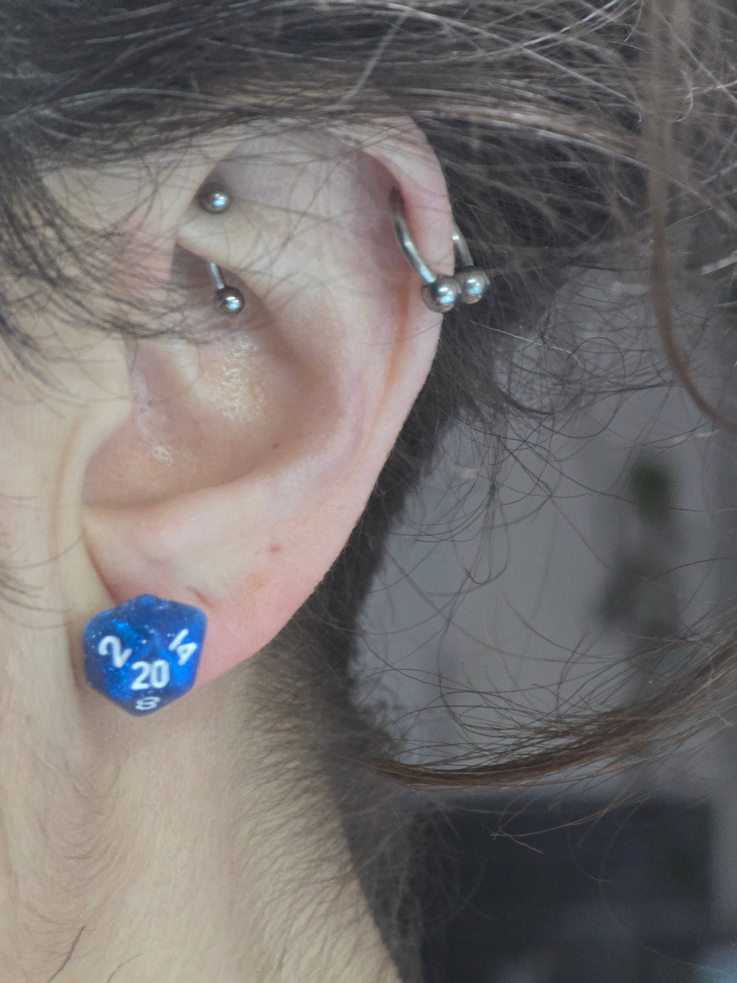 D20 Stud Earrings